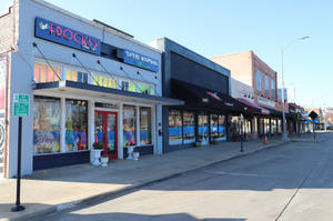 Shops At Downtown Garland Square Wallpaper