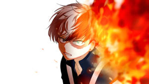 Shoto Fire Anime Power Wallpaper