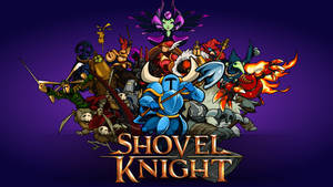 Shovel Knight Video Game Cover Art Wallpaper