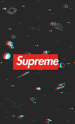 Show Off Your Cool Style With The New Supreme Iphone Wallpaper