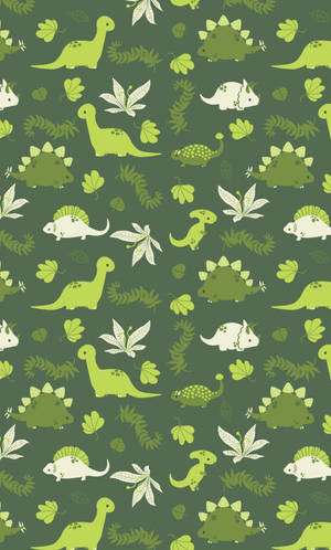 Show Off Your Style With This Dinosaur Print Iphone Case! Wallpaper