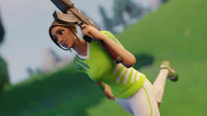 Show Your Competitive Edge With Fortnite Poised Playmaker Wallpaper