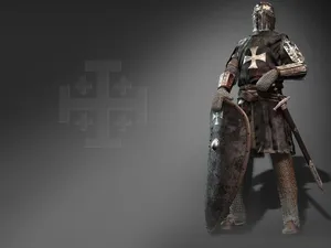 Show Your Courage And Strength With A Crusader Armor! Wallpaper