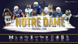 Show Your Fighting Irish Spirit And Support Notre Dame Football! Wallpaper