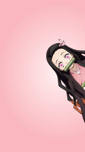 Show Your Love For Nezuko With This Exclusive Custom Nezuko Iphone Case! Wallpaper