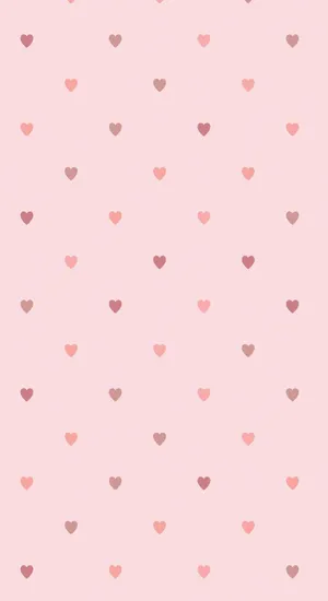 Show Your Love Theme With Glitter Pink Hearts Wallpaper