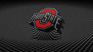 Show Your Pride And Rep Your State With The Cool Ohio State Logo! Wallpaper