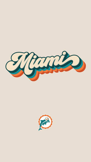 Show Your Pride With The Miami Dolphins Iphone Wallpaper