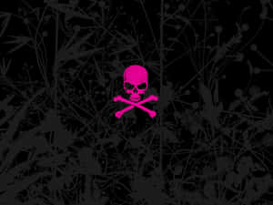 Show Your Rebellious Side With The 'pink Skull' - A Bold And Unique Fashion Statement. Wallpaper