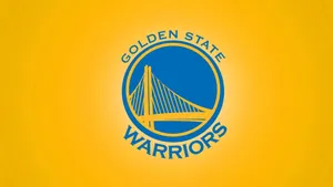 Show Your Support For The Golden State Warriors With Their Official Logo. Wallpaper