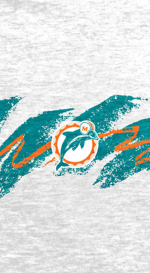 Show Your Support For The Miami Dolphins With This Iphone Wallpaper Wallpaper