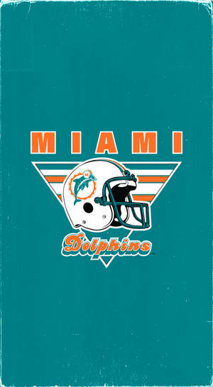 Show Your Team Spirit With The Miami Dolphins Iphone. Wallpaper