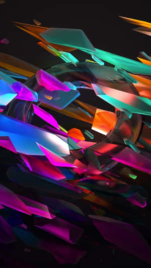 Show Your Technicolor Personality With The Unique Colorful Iphone Wallpaper