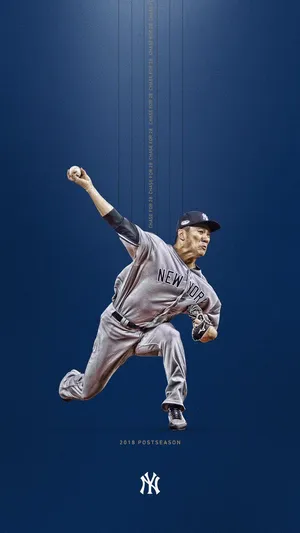 Show Your True New York Yankees Colours With The New Yankees Iphone Wallpaper