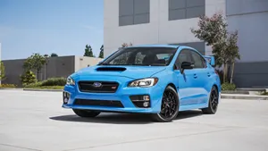 Showcase Blue Subaru Wrx Sti 4k Wallpaper