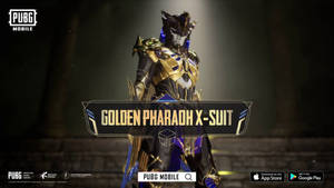 Showcasing Power And Luxury With The Golden X Suit - Pubg Pharaoh Wallpaper