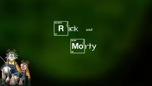 Showing Rick & Morty Smoking Backwoods Cigars Wallpaper