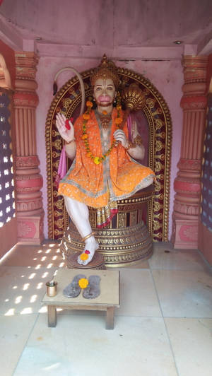 Shree Ram Hanuman Statue Wallpaper