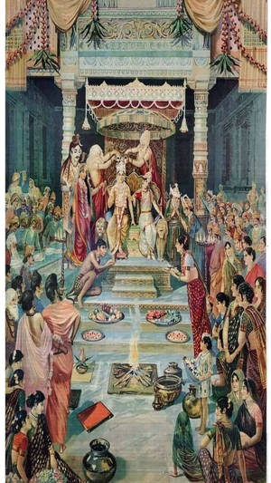 Shree Ram Painting Wallpaper