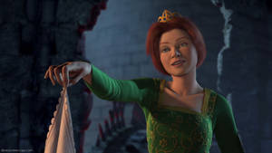 Shrek 4k Princess Fiona Holding Cloth Wallpaper