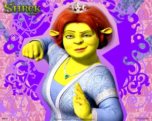 Shrek The Third Fiona's Fist Wallpaper