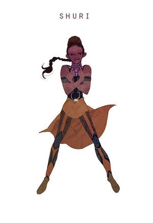 Shuri Of Wakanda Fan Art Wallpaper