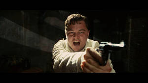 Shutter Island Leonardo Dicaprio Delusional Gun Wallpaper