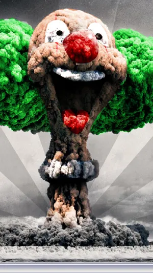 Sick Iphone Clown Wallpaper