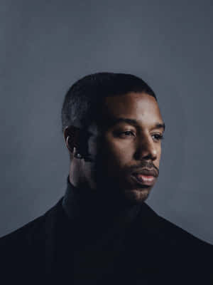 Side Profile Actor Michael B. Jordan Wallpaper