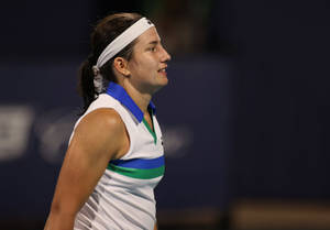 Side View Of Anastasija Sevastova Wallpaper