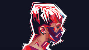 Side View Of Xxxtentacion In An Iconic Artwork Wallpaper
