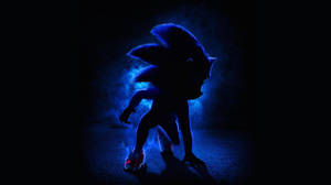 Silhouette Of Sonic The Hedgehog Wallpaper