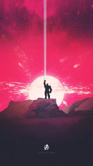 Silhouette Thanos Hd Wallpaper