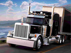 Silver And Gold Peterbilt Wallpaper