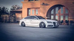 Silver Audi A7 Wallpaper