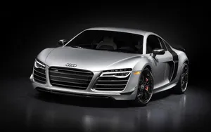 Silver Audi Competition Wallpaper
