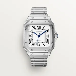 Silver Cartier Watch Beige Wallpaper