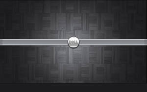 Silver Dell Laptop Logo Wallpaper