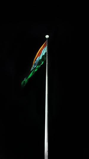 Silver Flagpole Indian Flag 4k Wallpaper
