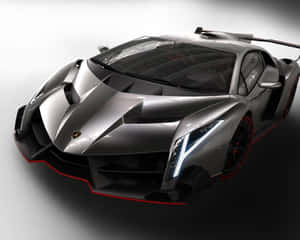 Silver Red Fast Car Wallpaper