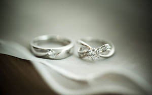 Silver Wedding Rings His And Hers Wallpaper