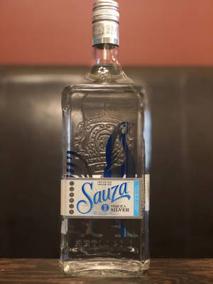 Silver White Sauza In The Bar Wallpaper