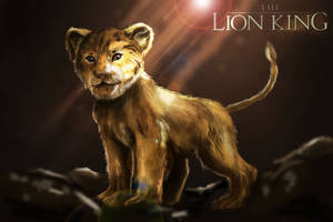 Simba Lion King Fan Art Wallpaper