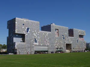 Simmons Hall At Mit Wallpaper