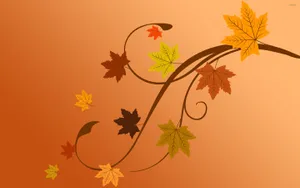 Simple Autumn Iphone Screen Theme Wallpaper
