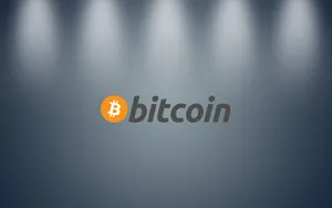 Simple Bitcoin Tagline Wallpaper