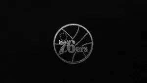Simple Black Sixers Logo Wallpaper