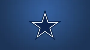 Simple Blue Dallas Cowboys Logo Wallpaper