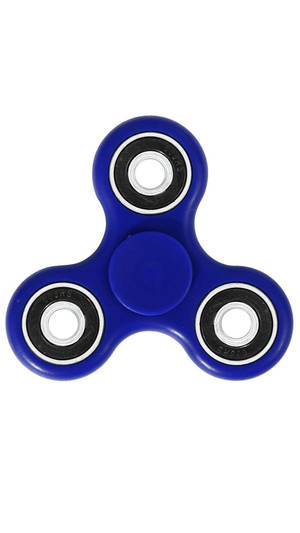 Simple Blue Fidget Toy Wallpaper