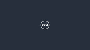 Simple Blue Gray Dell Laptop Logo Wallpaper